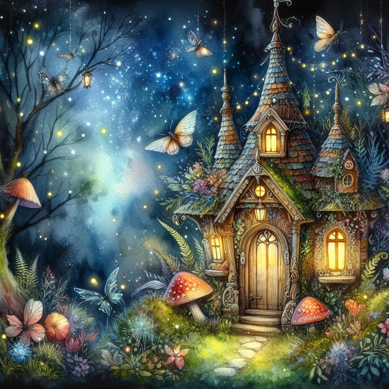 Whimsical Magical Poster - Etsy