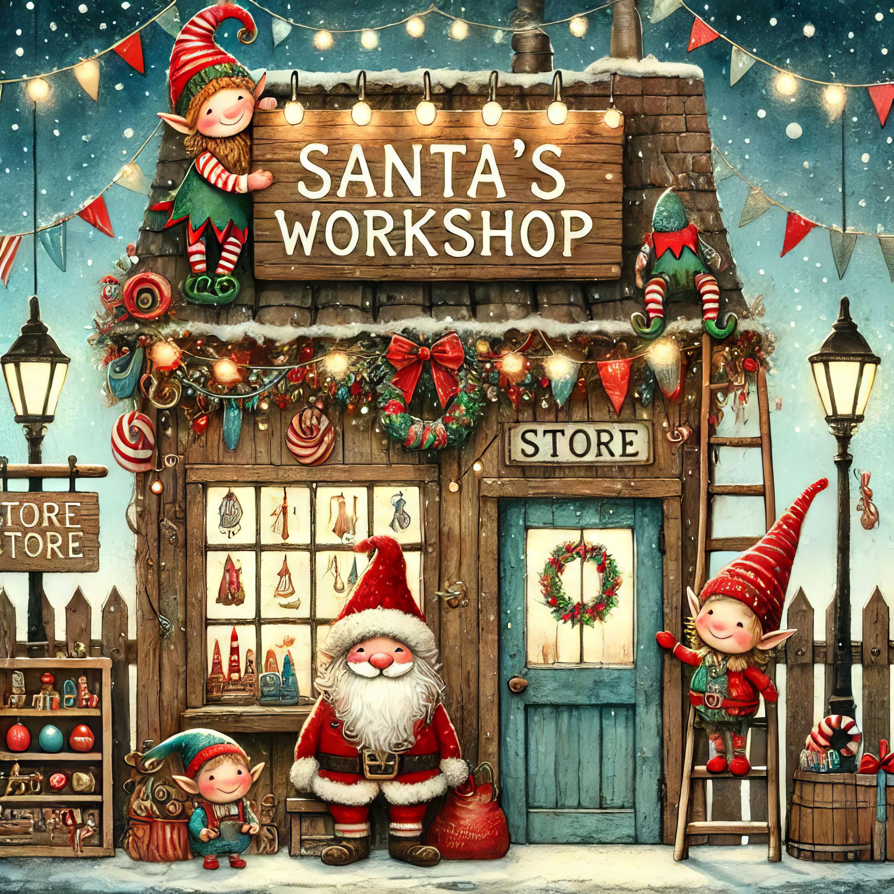 North Pole Toy Shop - Etsy