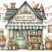 Whimsical Grocery Store Clip Art 10 High Res Watercolor Jpgs for Junk ...