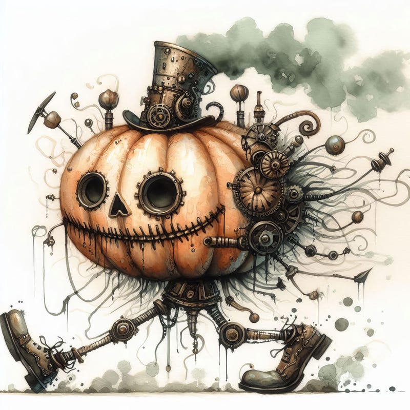 Steampunk Pumpkin - Etsy