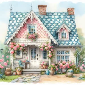10 fichiers JPG aquarelle haute résolution à pois pour la journalisation indésirable, scrapbooking, travaux manuels, téléchargement numérique, fantastique, fantaisiste
