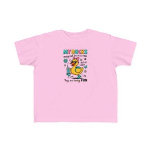 Cute Toddler Tee with Fun Duck Design, Kids Summer Shirt, Cartoon T-Shirt, Gift for Young Animal Lovers, Birthday or Playdate Outfit