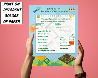 Beginner Gardening Journal: Seed & Plant Tracker (Digital Download)