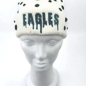 Embroidered Eagle Drip Beanie| Distressed fisherman Beanie|Philly Glam Junk hat Eagles Junk Hat - Etsy main image 4
