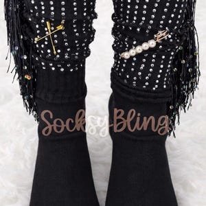 Fringe Bling Socks| Glam socks 6-10