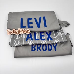 Personalisierte Nasse Tasche | Benutzerdefinierte Wet Bag | Wickeltasche| Badeanzug-Tasche