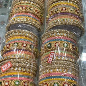 Multi color bangles set/Indian bangles/jago bangles , Indian wedding