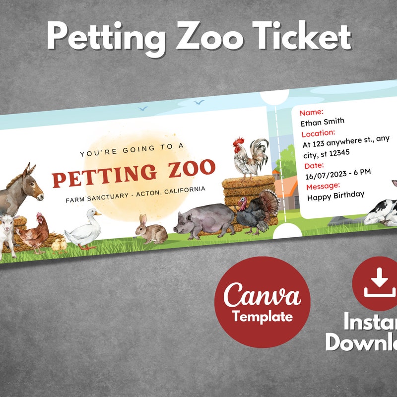 Petting Zoo - Etsy