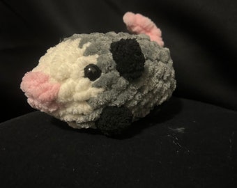 Crochet opossum plush