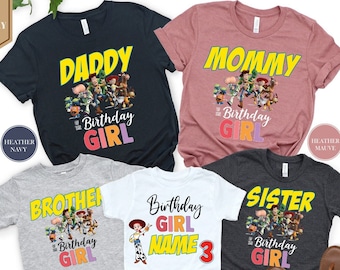 Toy Story Birthday Shirts for Family, Toy Story Shirts, Custom Toy Story Birthday Shirt, Toy Story Birthday Party Tee, Birthday Kids Shirt