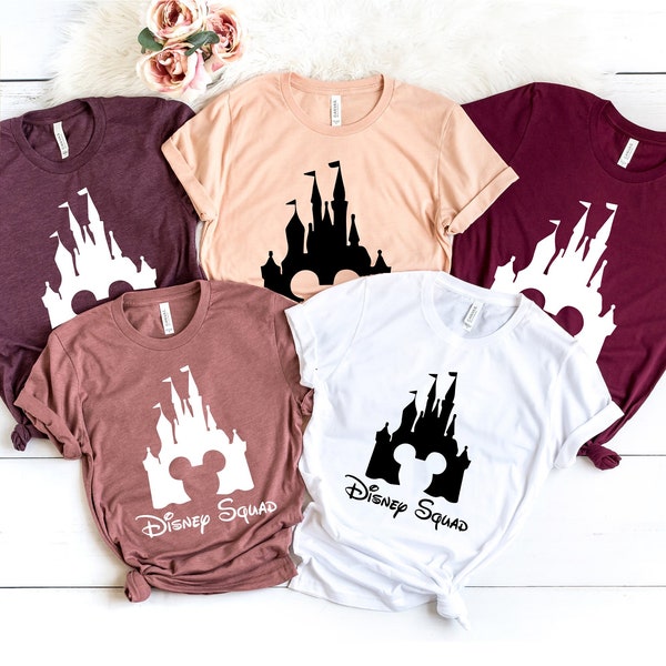 Disney Castle Shirt, Disney Matching Shirts, Disney Squad Shirts, Disney Trip Shirts, Disney Family Vacation Shirts, Disney Couple Shirts