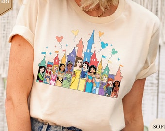 Disney Princess Shirt, Disney Vacation Shirt,Disney Castle Tee, Princess Gift, Disney Girl Trip, Princess Shirt, Disneyland Princess Castle