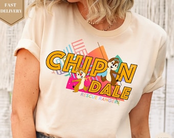 Chip n Dale Rescue Ranger Shirt, Disney Character Shirt, Chip and Dale Character Shirt, Chip n Dale Shirt, Disney Shirt, Rescue Ranger Shirt