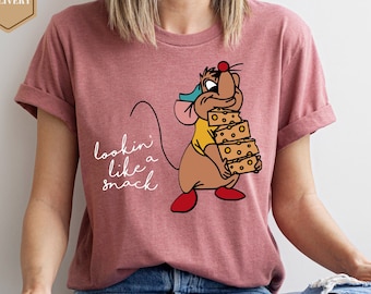 Lookin Like A Snack Gus-Gus Shirt, Disney Cinderella Shirt, Disney Snacks, Disneyland Trip Shirt, Disney Family Shirt, Cinderella Gus Gus