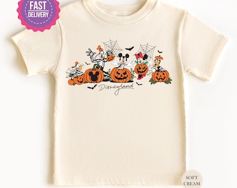 Disneyland Halloween Shirt, Skeleton Mickey and Friends Characters Halloween Shirt, Disney Halloween Skeleton Shirt, Disney Halloween Shirt