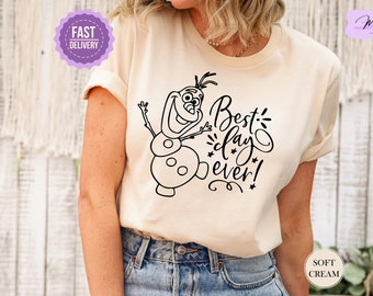 Disney Frozen Shirt, Olaf Shirt, Disneyworld Family Shirts, Disneyland Shirt, Olaf Best Day Ever, Disney Frozen Birthday Shirt, Disney Shirt