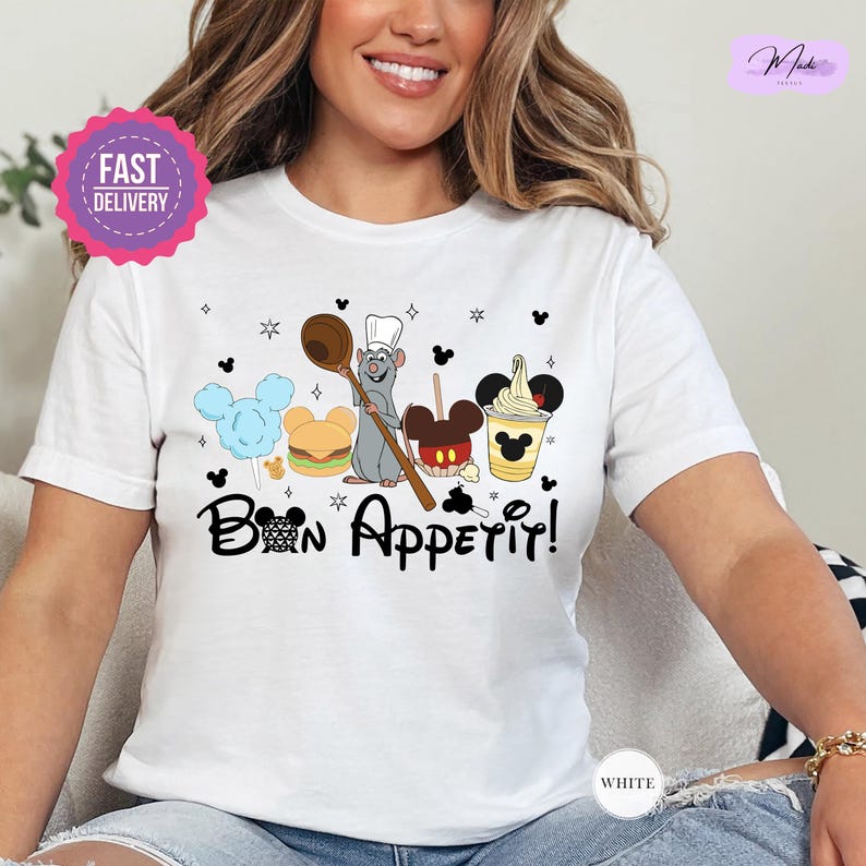 a woman sitting on a couch wearing a t - shirt