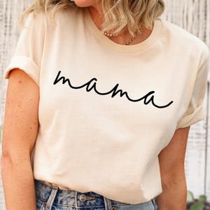 Mama T-Shirt, Minimalist Mama Shirt, Mothers Day Shirt, Mother T-shirt, Mom Gift Shirt, Mama Shirts, Mommy Shirts, Mothers Day Gift Shirt