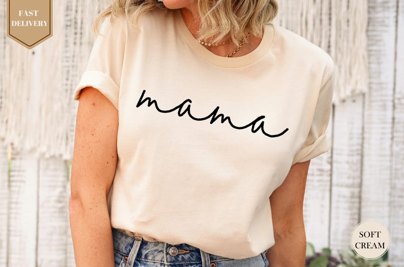 Mama T-Shirt, Minimalist Mama Shirt, Mothers Day Shirt, Mother T-shirt, Mom Gift Shirt, Mama Shirts, Mommy Shirts, Mothers Day Gift Shirt