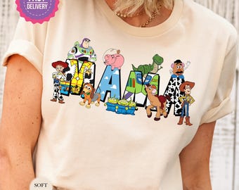 Toy Story Mama Shirt, Disney Toy Story Mama T-Shirt, Toy Story Characters Mama Shirt, Gift for Disney Mama, Mother's Day Gift Shirts