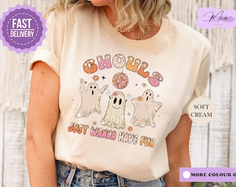 Ghouls Just Wanna Have Fun Shirt, Halloween Ghost Shirt, Ghost T-Shirt, Ghouls Night Out Shirt, Spooky Season Shirt, Halloween Party Shirts