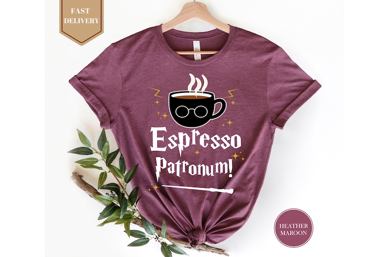 a t - shirt with the words espresso patron written on it