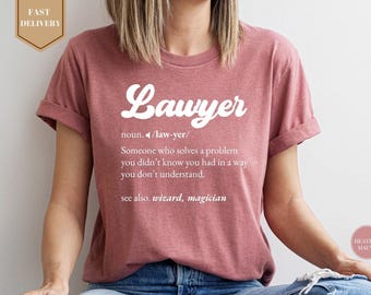 Funny Lawyer Shirts, Lawyer Definition Shirt, Lawyer Gifts, Attorney Shirt, Law School Shirt, Law Graduation Shirt, Law Student Gifts Shirt
