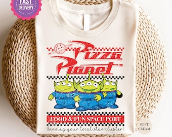 Pizza Planet Toy Story Shirt, Disney Aliens Shirt, Pizza Planet Tee, Toy Story Family Shirt, Funny Disney Aliens Pizza Planet T-Shirt