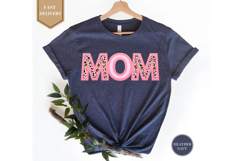 Leopard Mom Shirt, New Mom Gift, Mama Shirt, Mama Leopard Shirt, Mommy Shirt, Mom Shirt, Leopard Mama Shirt, Mothers Day Gift, Gift For Mom zdjęcie 1