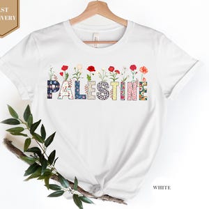 Free Gaza Palestine Shirt, Free Palestine Shirt, Flower Palestine Shirt, Stand With Palestine Shirt, Palestine Flag Shirt, Floral Palestine