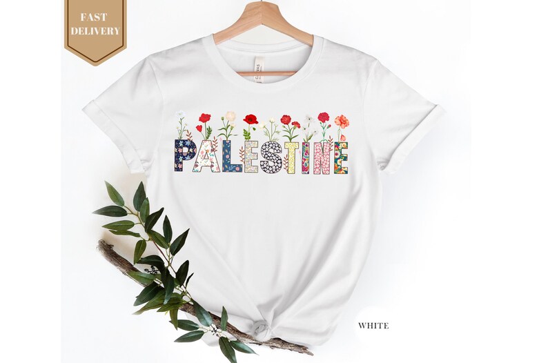 Free Gaza Palestine Shirt, Free Palestine Shirt, Flower Palestine Shirt, Stand With Palestine Shirt, Palestine Flag Shirt, Floral Palestine