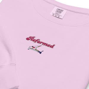 Embroidered Reformer Pilates Crewneck Sweater | Pilates sweater, Lifestyle wear