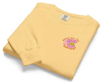 Suéter de cuello redondo de salud mental "Busca apoyo" / Suéter de cuello redondo de salud mental, sudadera de cuello redondo de autoayuda