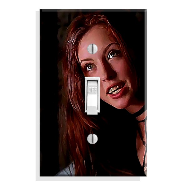 Single Toggle Decorative Horror Themed Light Switch Cover Plate Lycanthrope Full Moon