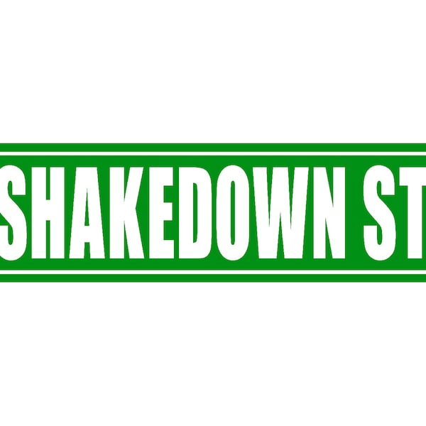Love to Shake it on SHAKEDOWN STREET Vinyl Decal Sticker