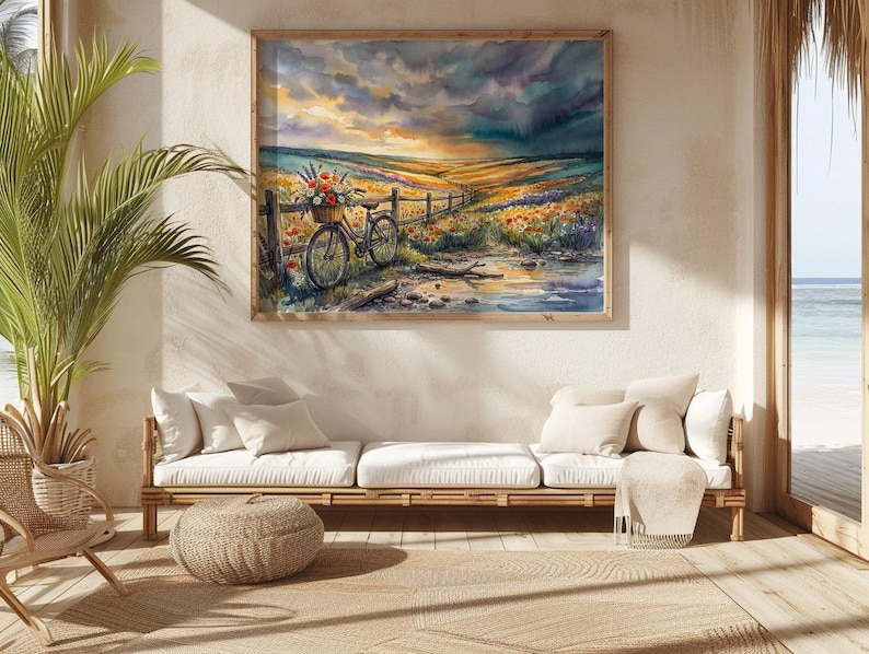 Watercolor Meadow Print
