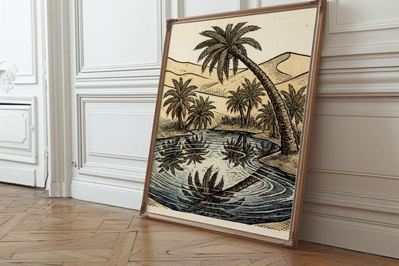 Desert Oasis Wall Art