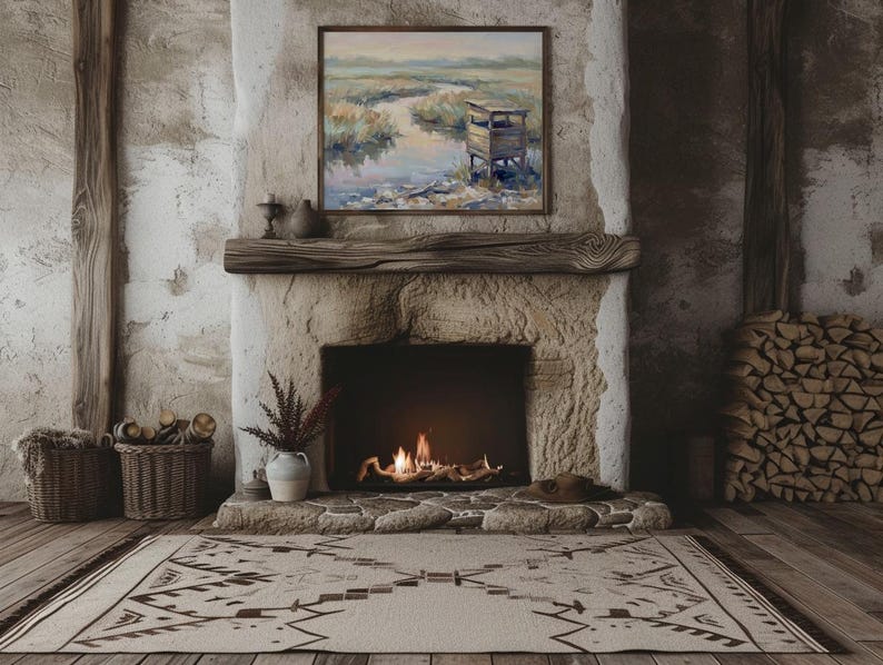 Marsh Landscape Print