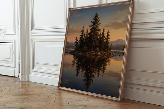 Thanksgiving Pine Island Lake Print