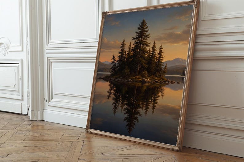 Thanksgiving Pine Island Lake Print