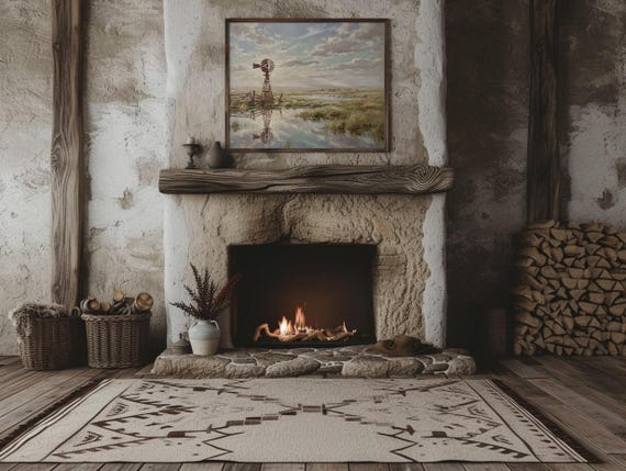 Prairie Windmill Wall Art