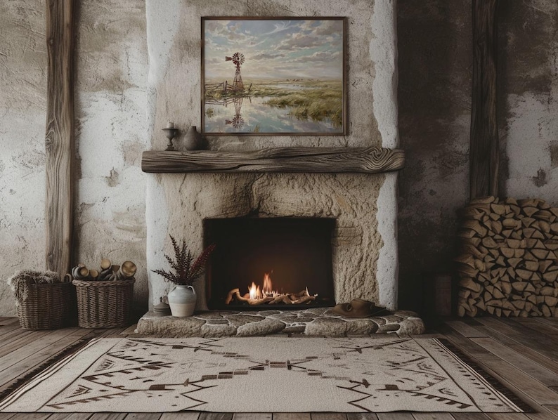 Prairie Windmill Wall Art