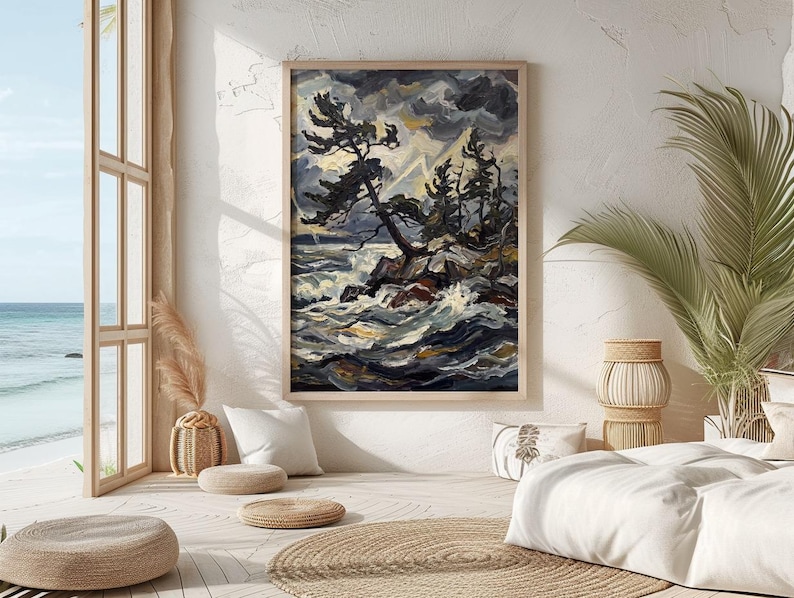 Stormy Lake Wall Art