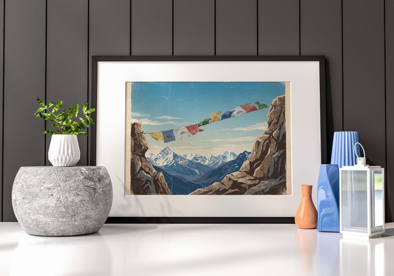 Himalayan Mountain Print