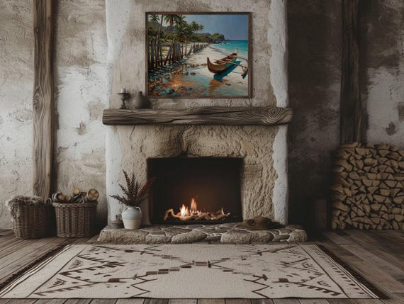 Tropical Beach Print