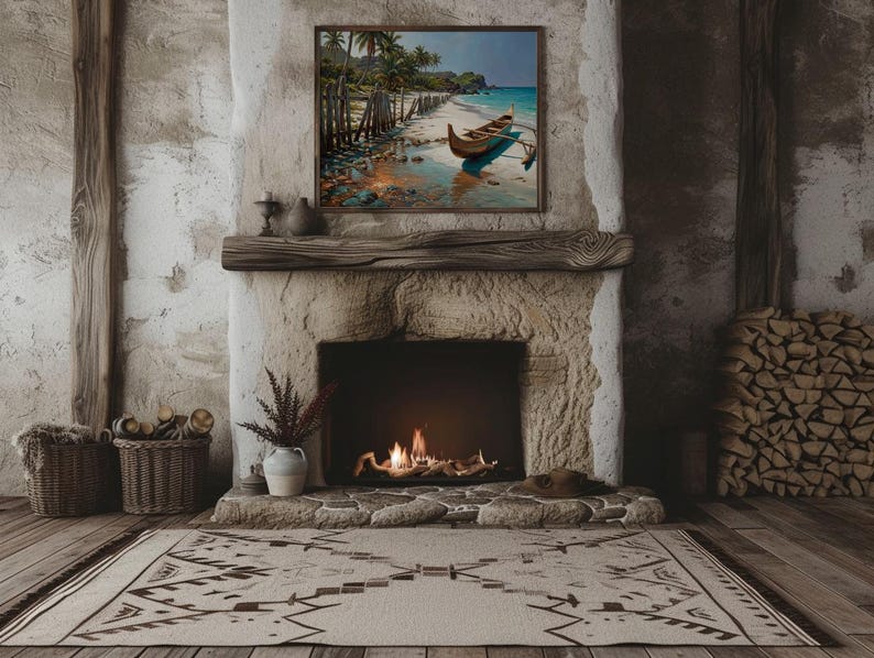Tropical Beach Print