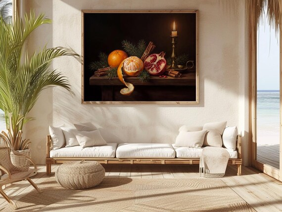 Christmas Oil Painting