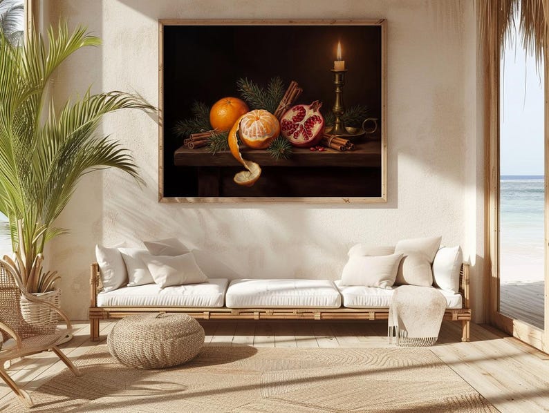 Christmas Oil Painting