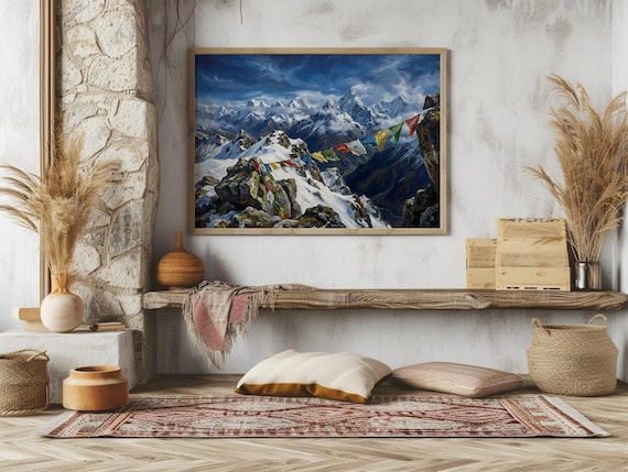 Himalayan Mountain Print