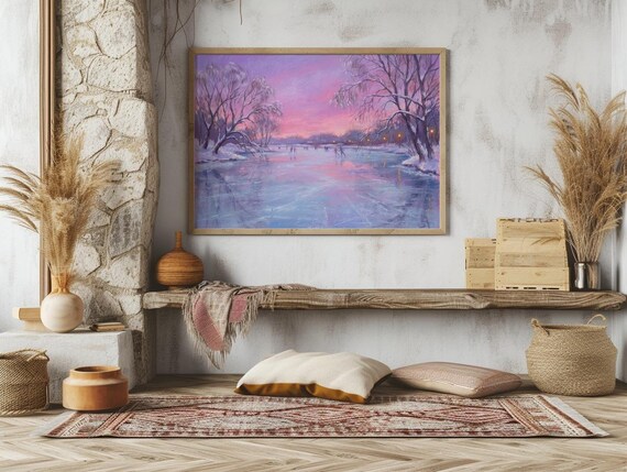 Christmas Scene Painting